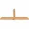 Ekena Millwork Eugene Smooth Timber Gable Bracket, Western Red Cedar, 84"W x 42"H x 5 1/2"D x 5 1/2"F, 12/12 Pitch GBW084X42X0606EUG00SWR - alternate 2